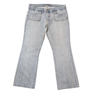 Y2K Old Navy Ultra Low Rise Bootcut Jeans Size 16 Vtg Britney Era
